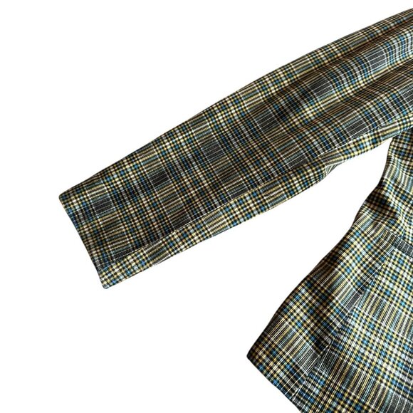 Molly Bracken Plaid Single-Button Blazer Jacket Super Soft Size Medium NWOT - Picture 3 of 11